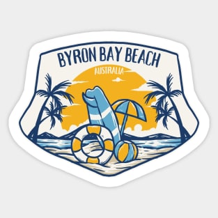 Byron Bay Beach Australia Sticker